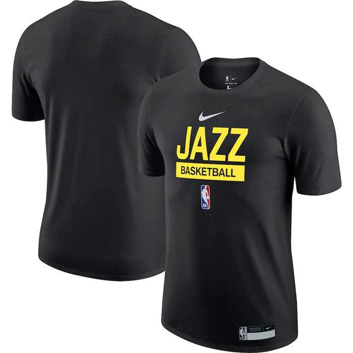 Men's Black Utah Jazz 2022/23 Legend On-Court Practice Performance T-Shirt